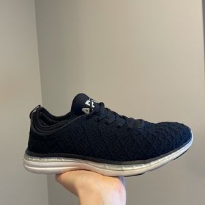 APL sneakers in black, size 6.5